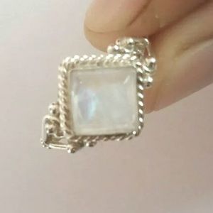 New Elegant 925 Sterling Silver Moon Ring